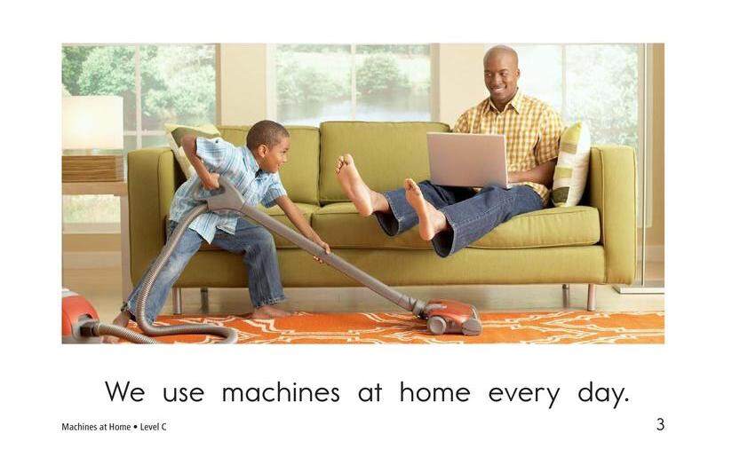 Machines at Home绘本故事第3页