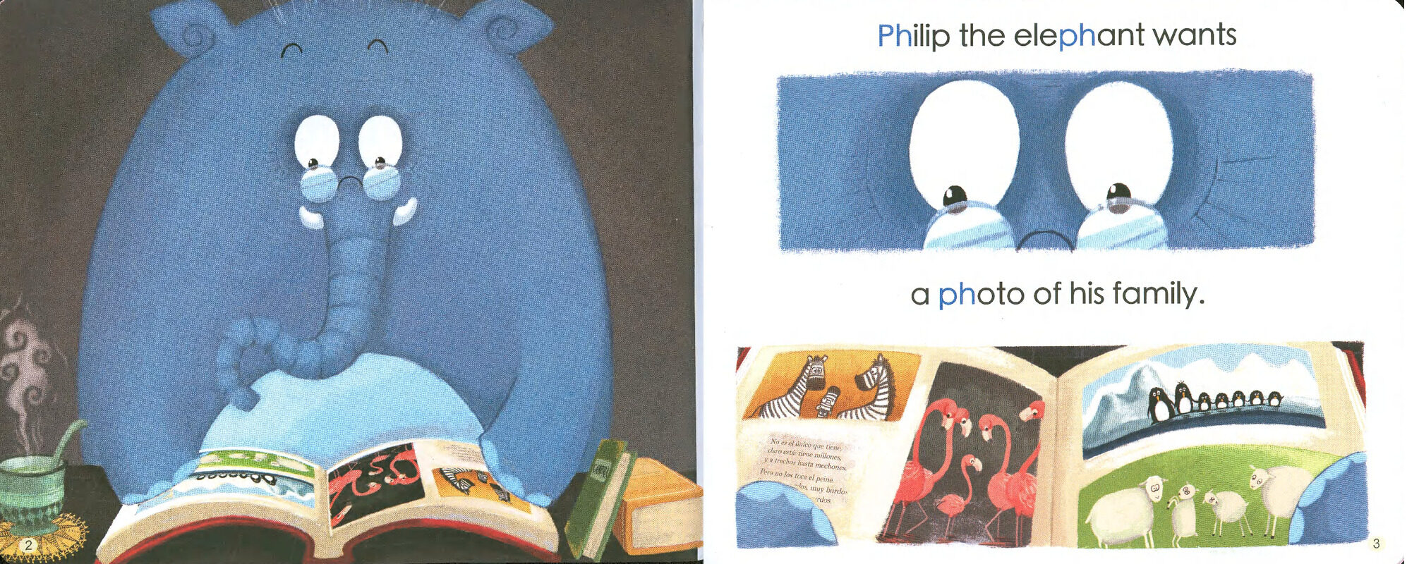 A Photo of an Elephant Family绘本故事第3页