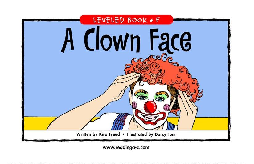 A Clown Face绘本故事第2页