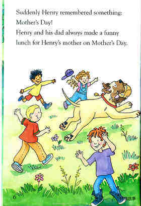 Henry and Mudge and The Funny Lunch绘本故事第4页