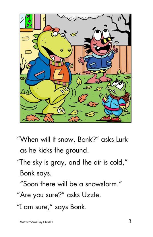 Monster Snow Day绘本故事第3页