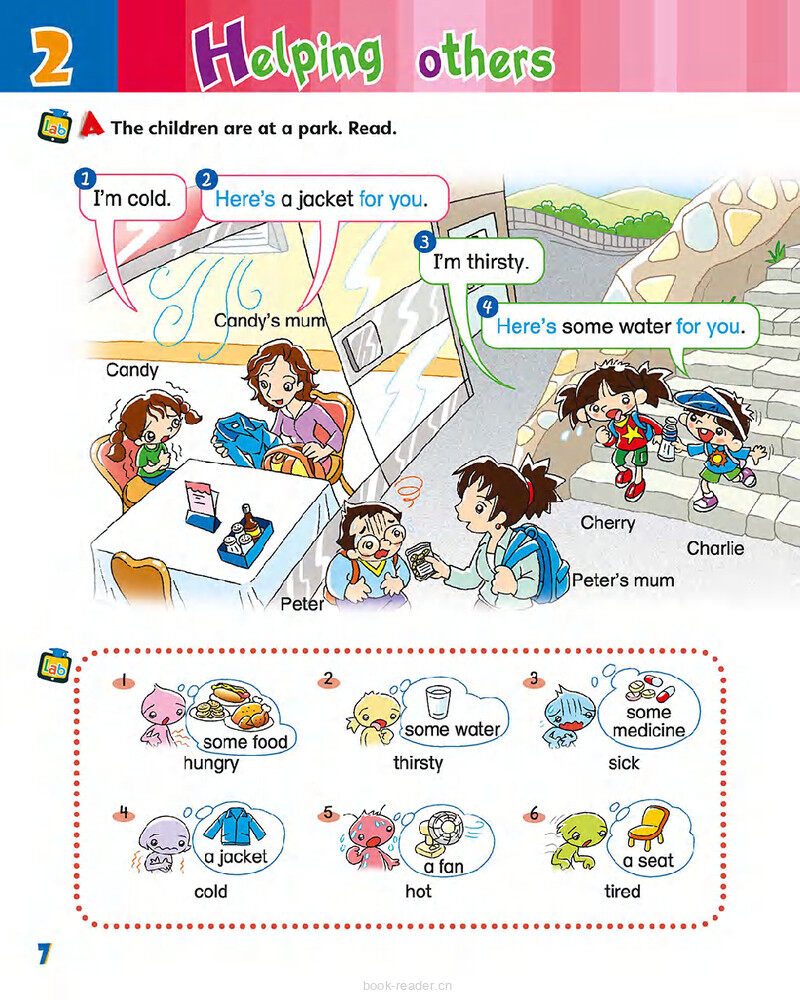 2 Helping others绘本故事第3页