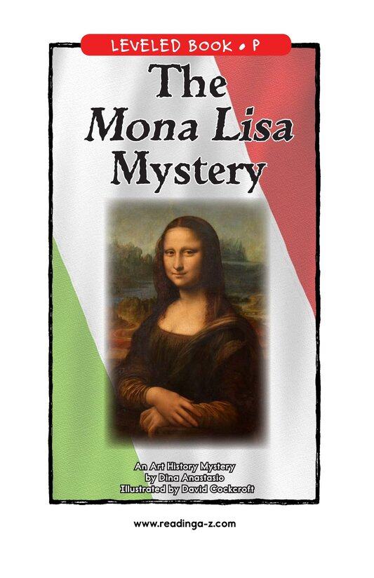 The Mona Lisa Mystery绘本故事第2页