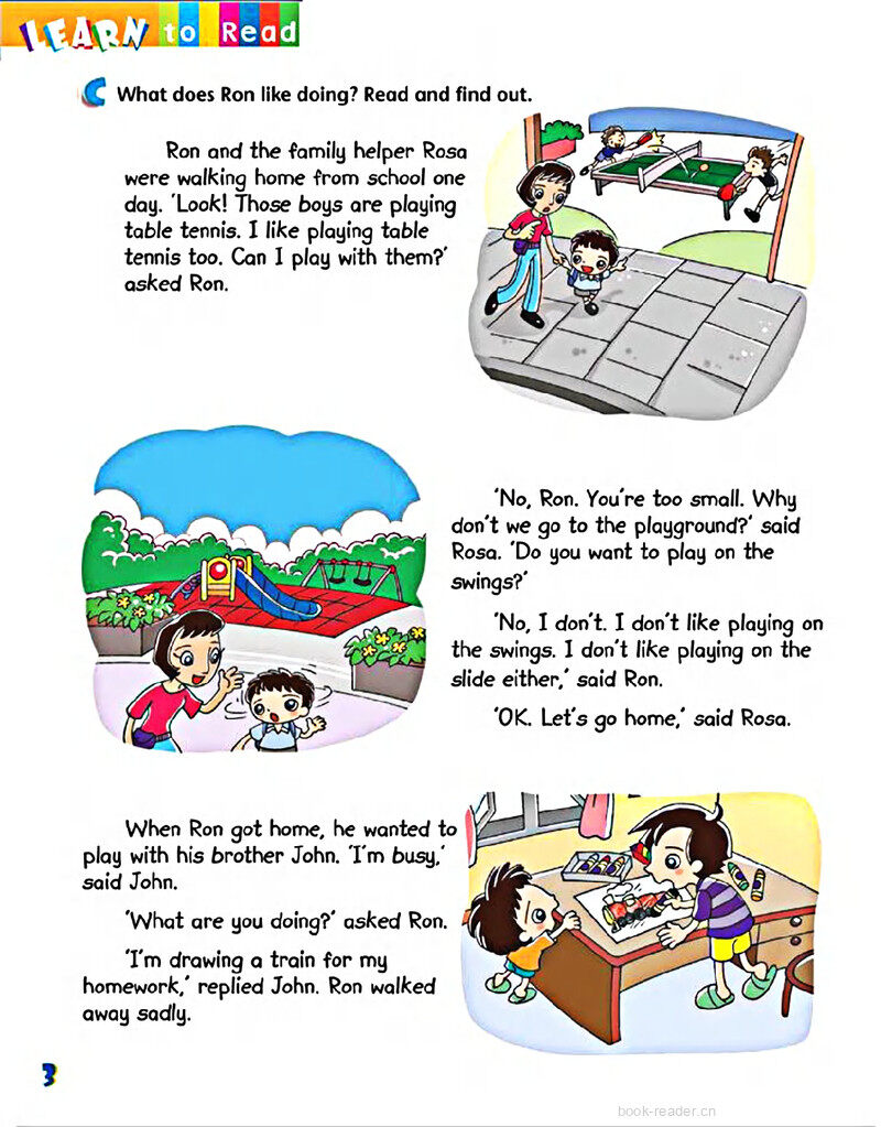 1 Knowing our friends绘本故事第5页