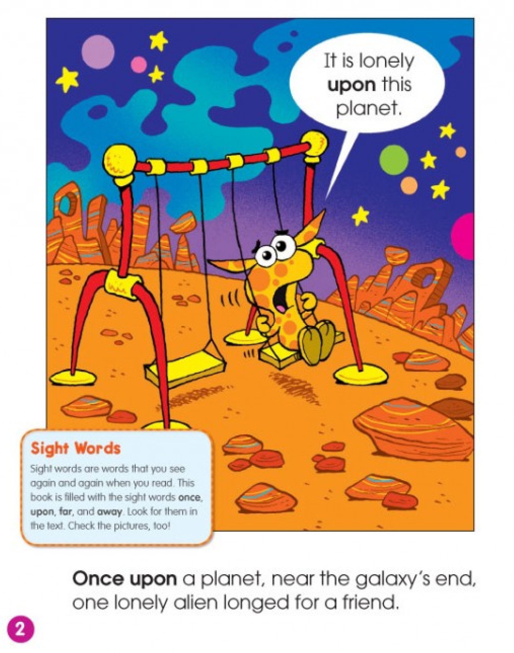 Once Upon a Planet绘本故事第2页