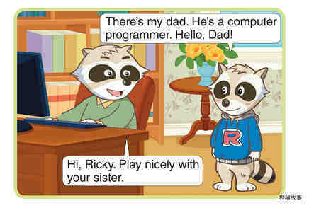 Hi, I'm Ricky!绘本故事第4页