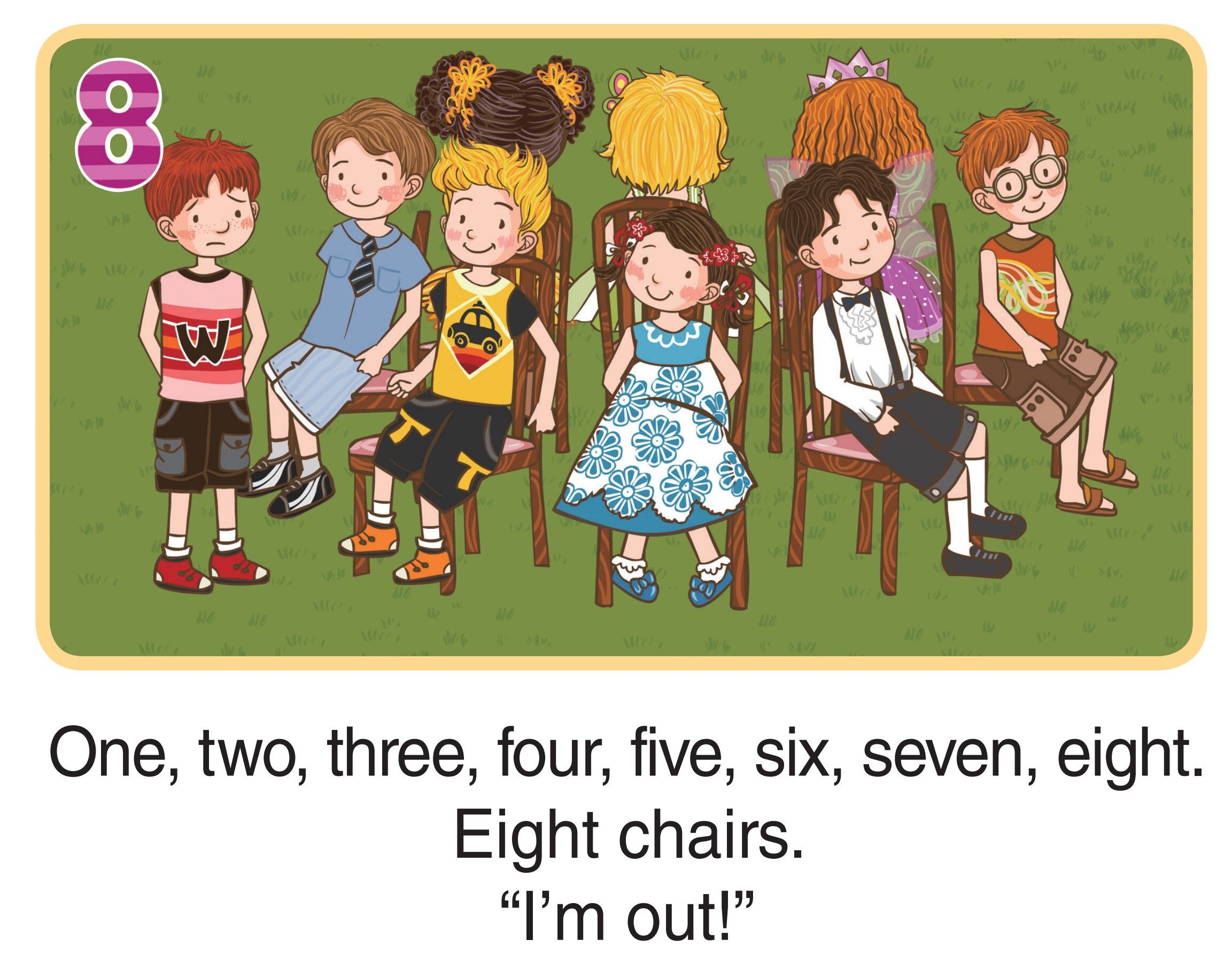 Musical Chairs绘本故事第2页