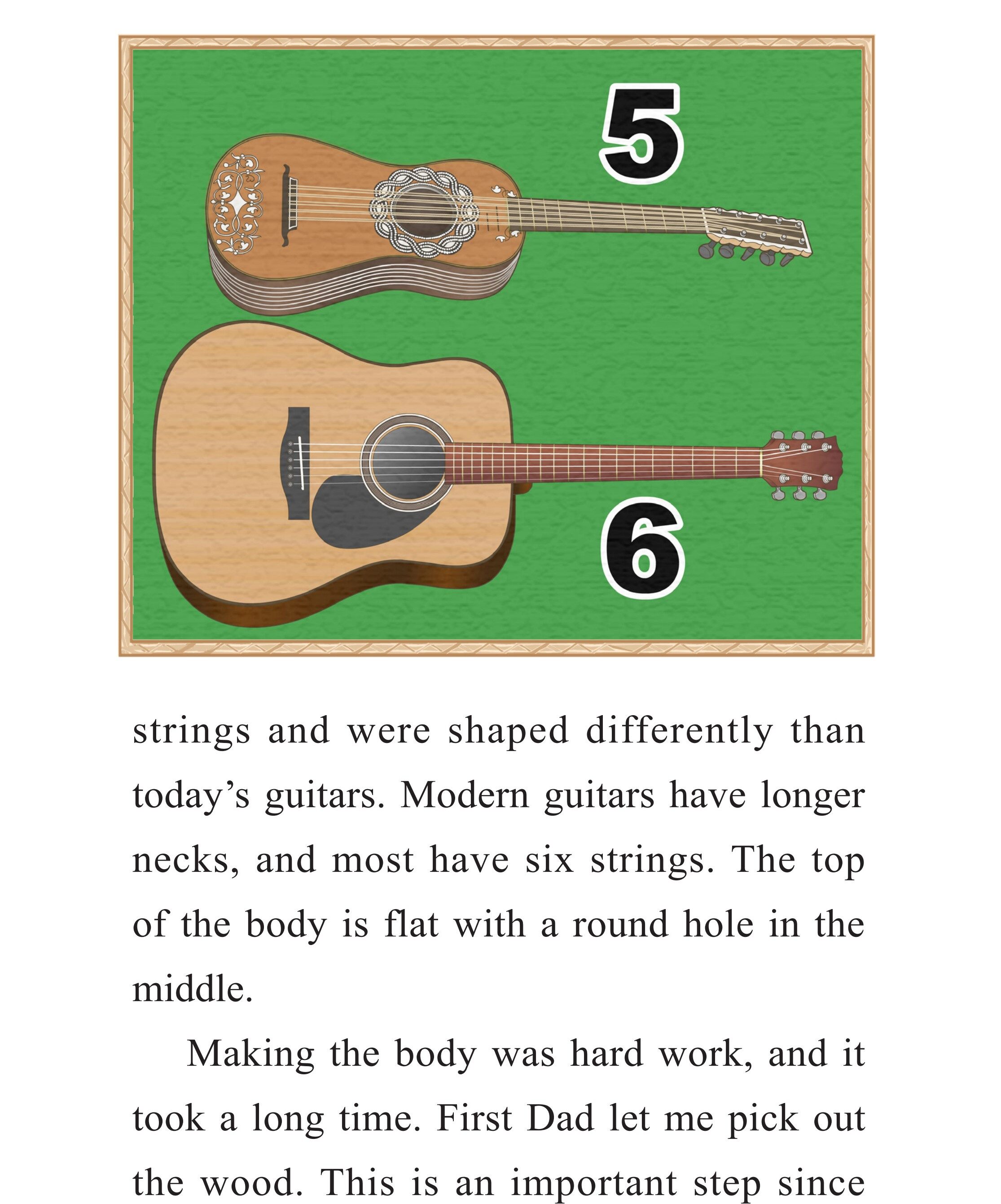 Making My New Guitar绘本故事第3页