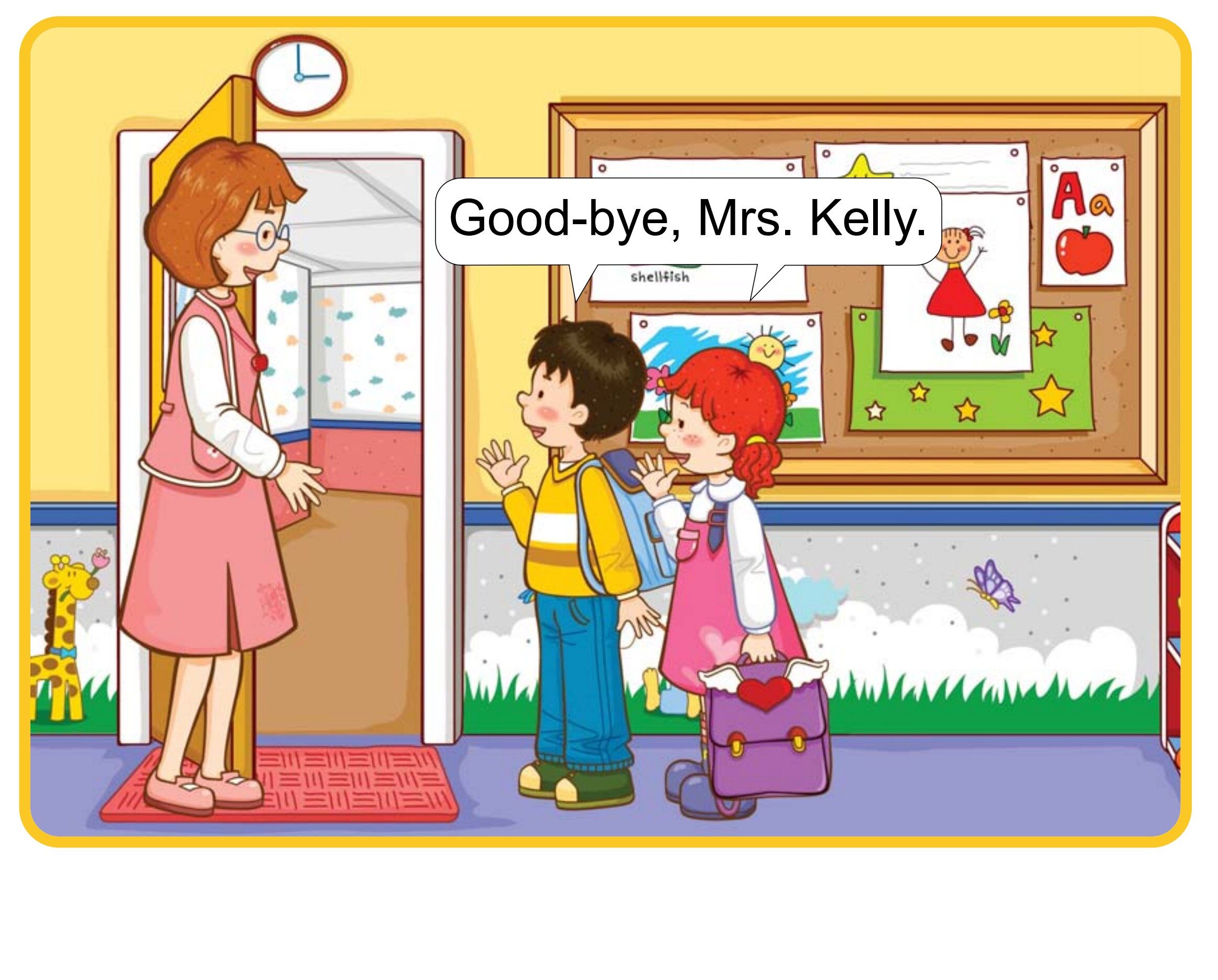 Good-bye!绘本故事第3页