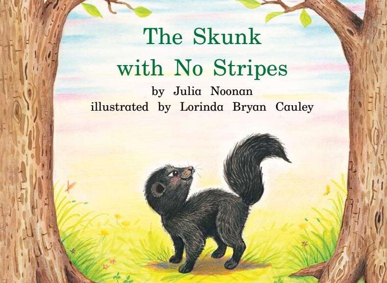 The skunk with No stripes绘本故事第2页