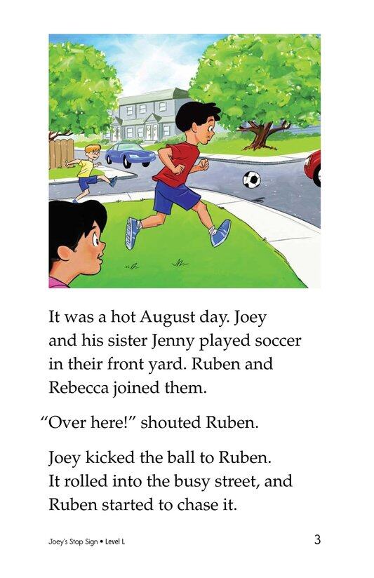 Joey's Stop Sign绘本故事第3页