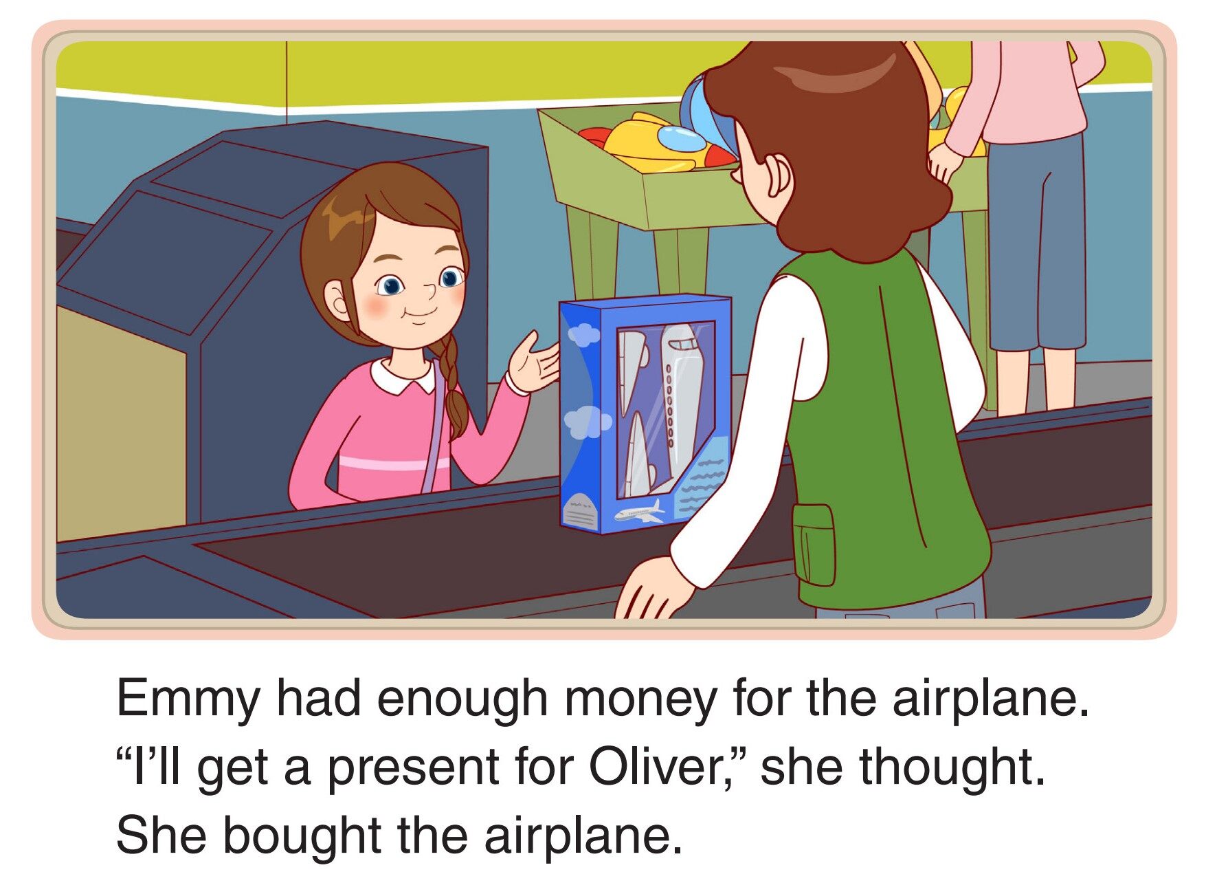 At the Mall绘本故事第5页