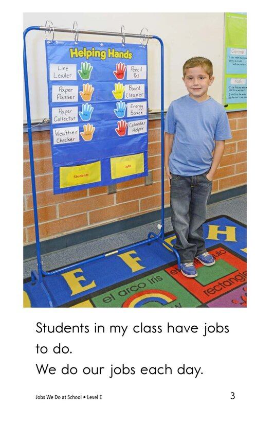 Jobs We Do at School绘本故事第3页