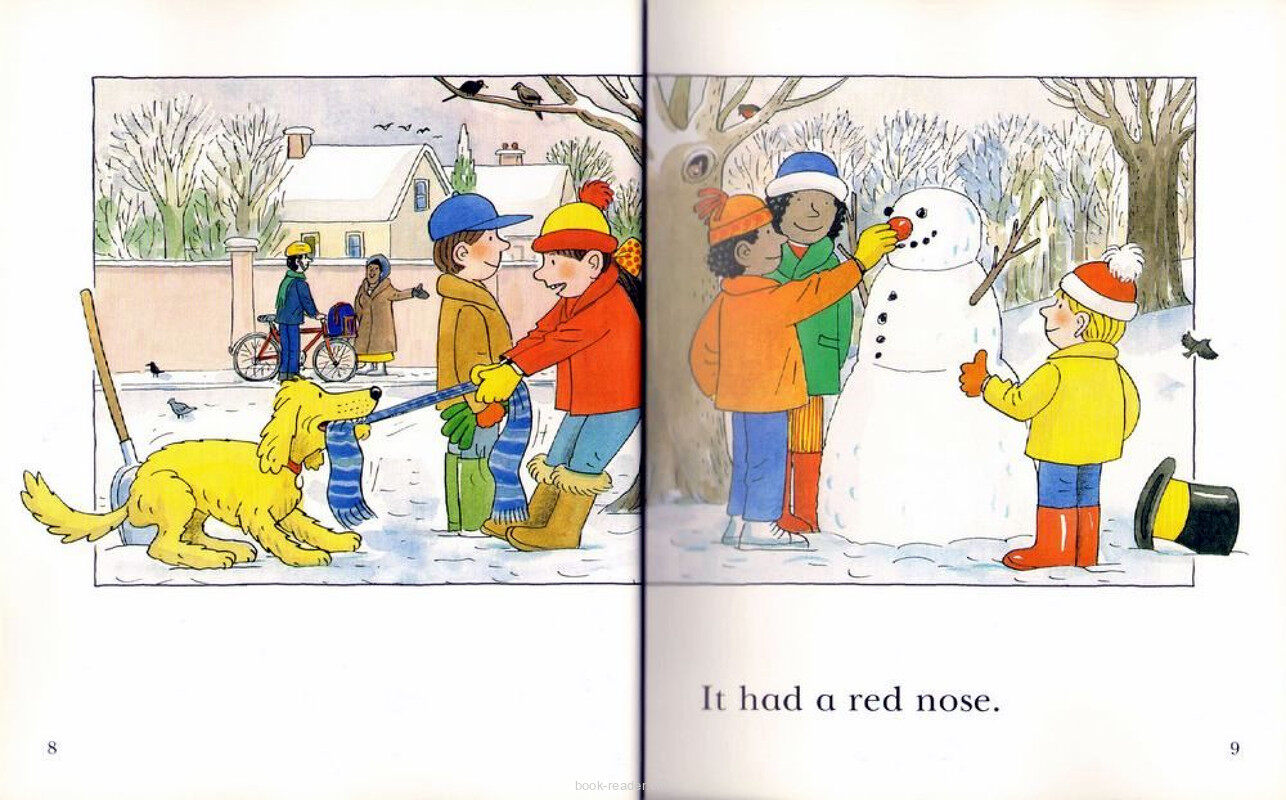 1A The Snowman绘本故事第5页