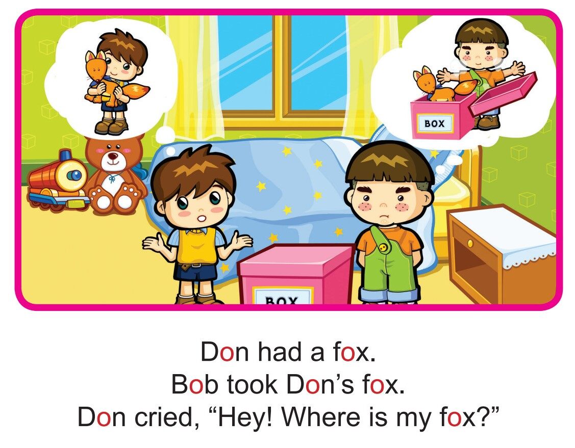 'O' words -  Don's Box绘本故事第2页