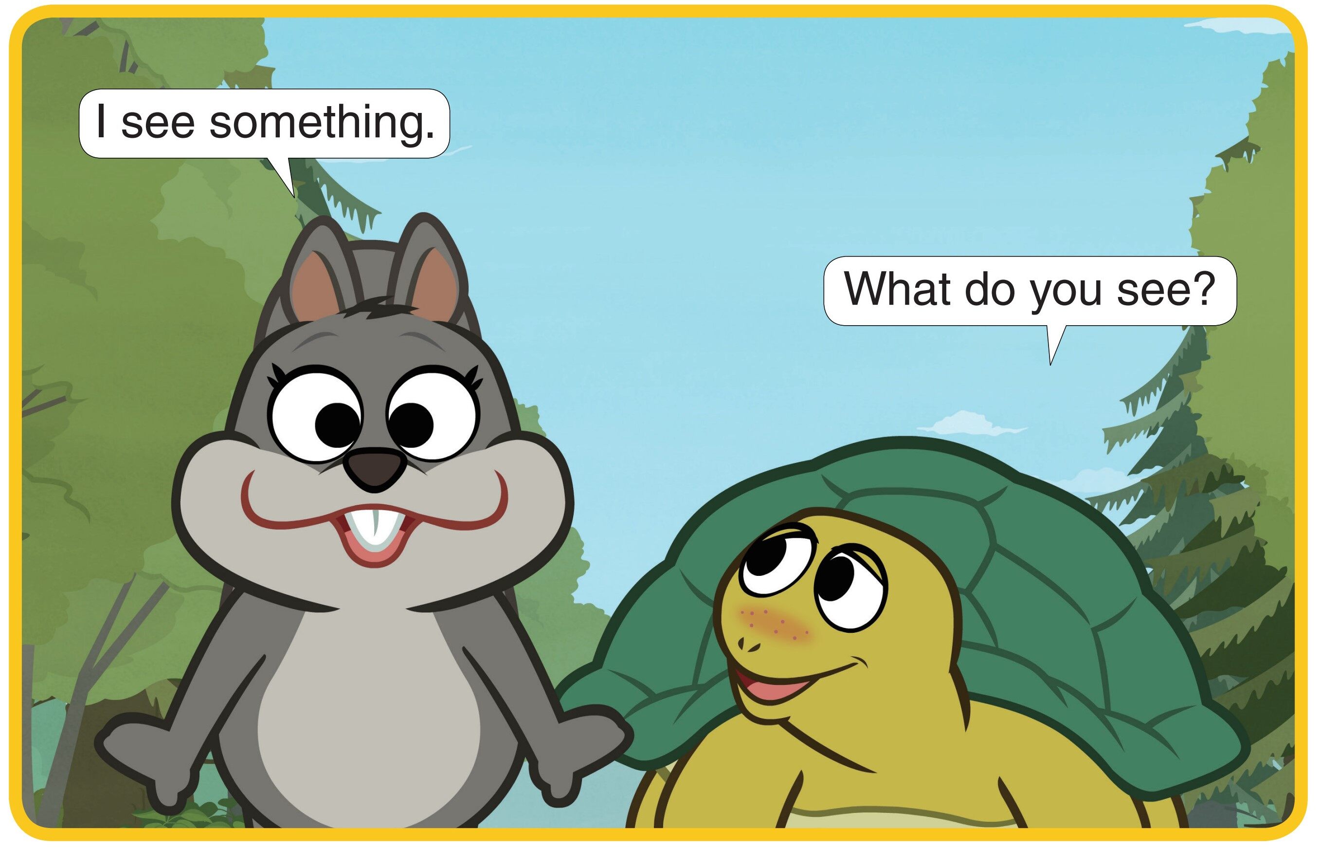 I See Something绘本故事第2页