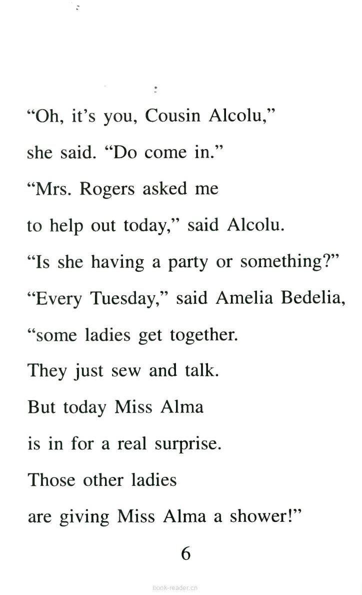Amelia Bedelia and the Surprise Shower绘本故事第4页