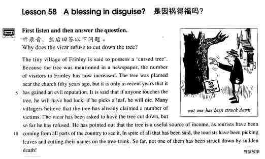 58 A blessing in disguise?绘本故事第2页