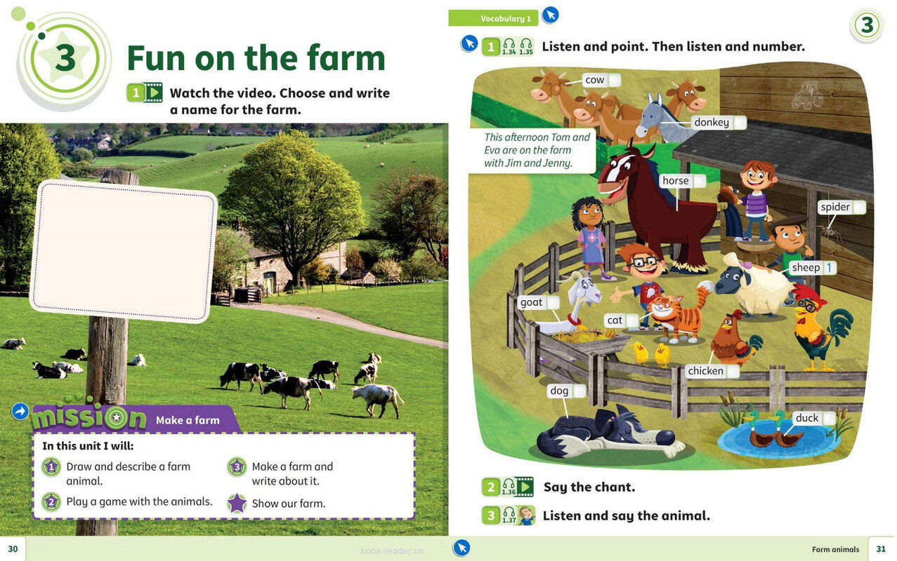 03 Fun on the farm绘本故事第2页