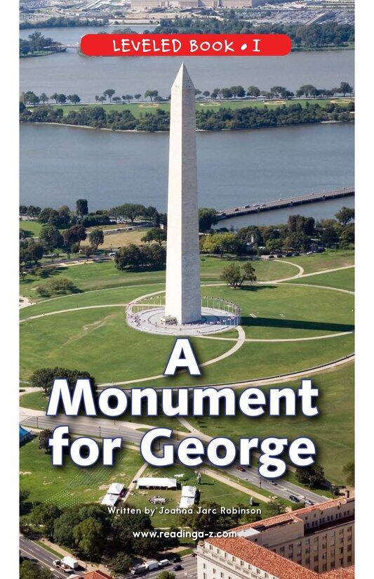 A Monument for George绘本故事第2页