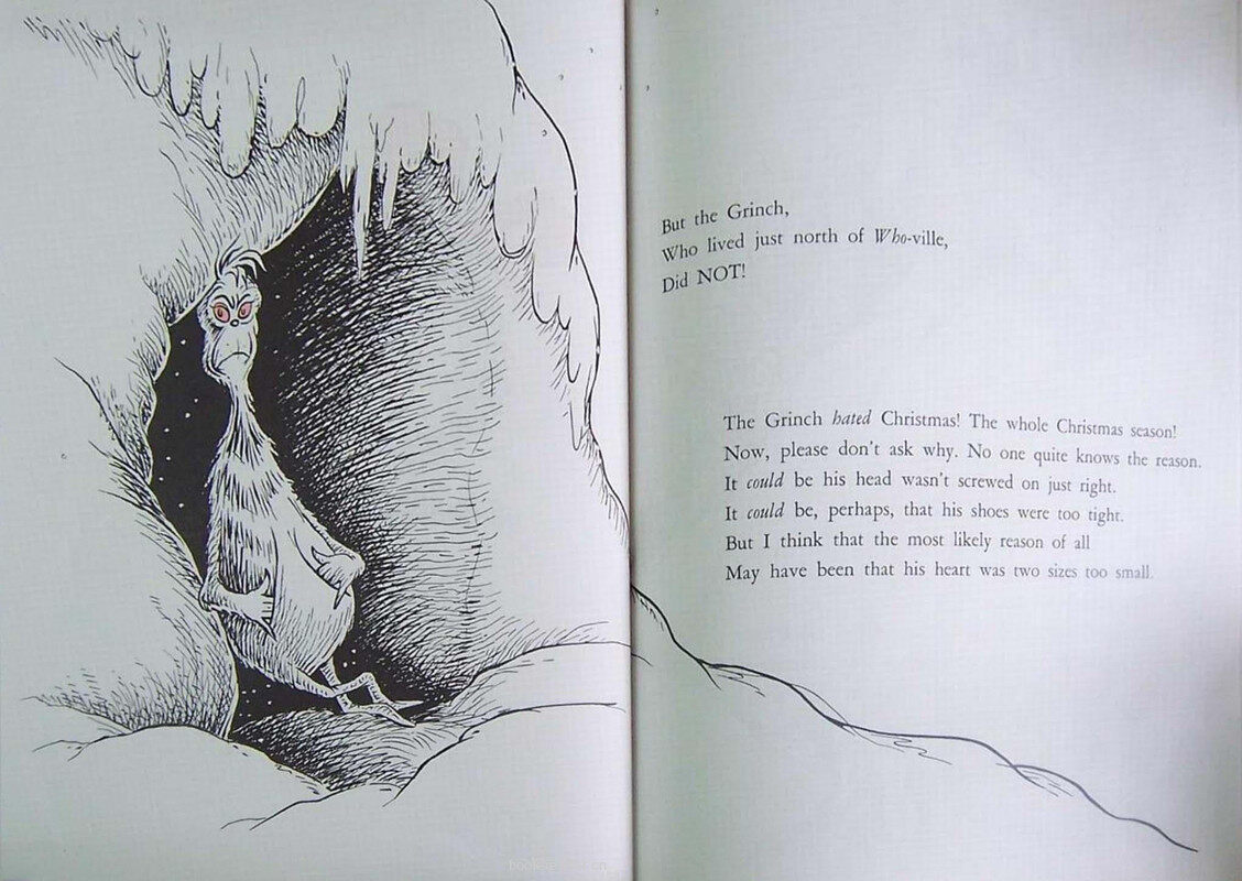 How the Grinch Stole Christmas绘本故事第4页