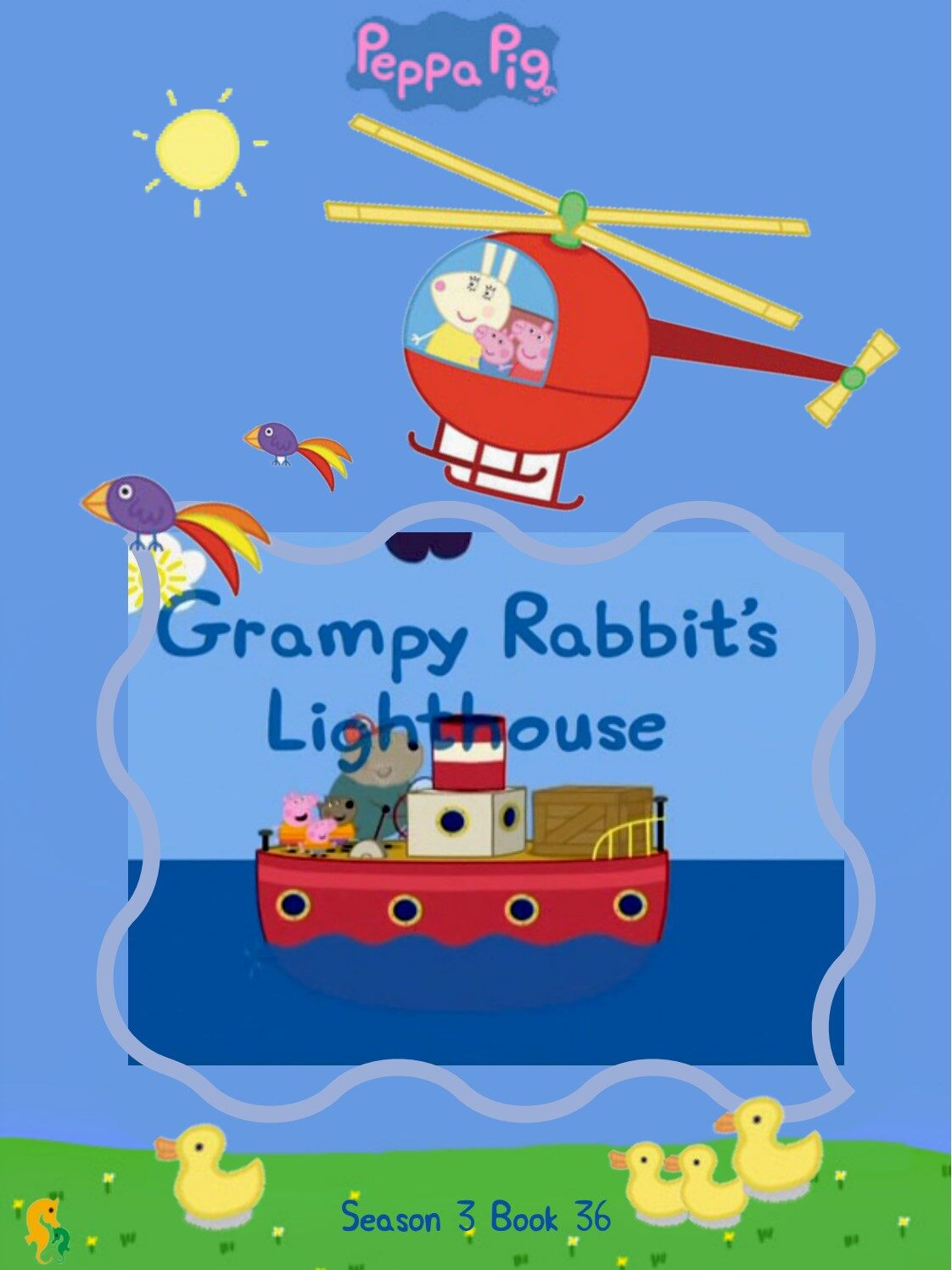 Grampy Rabbit's Lighthouse绘本故事第2页