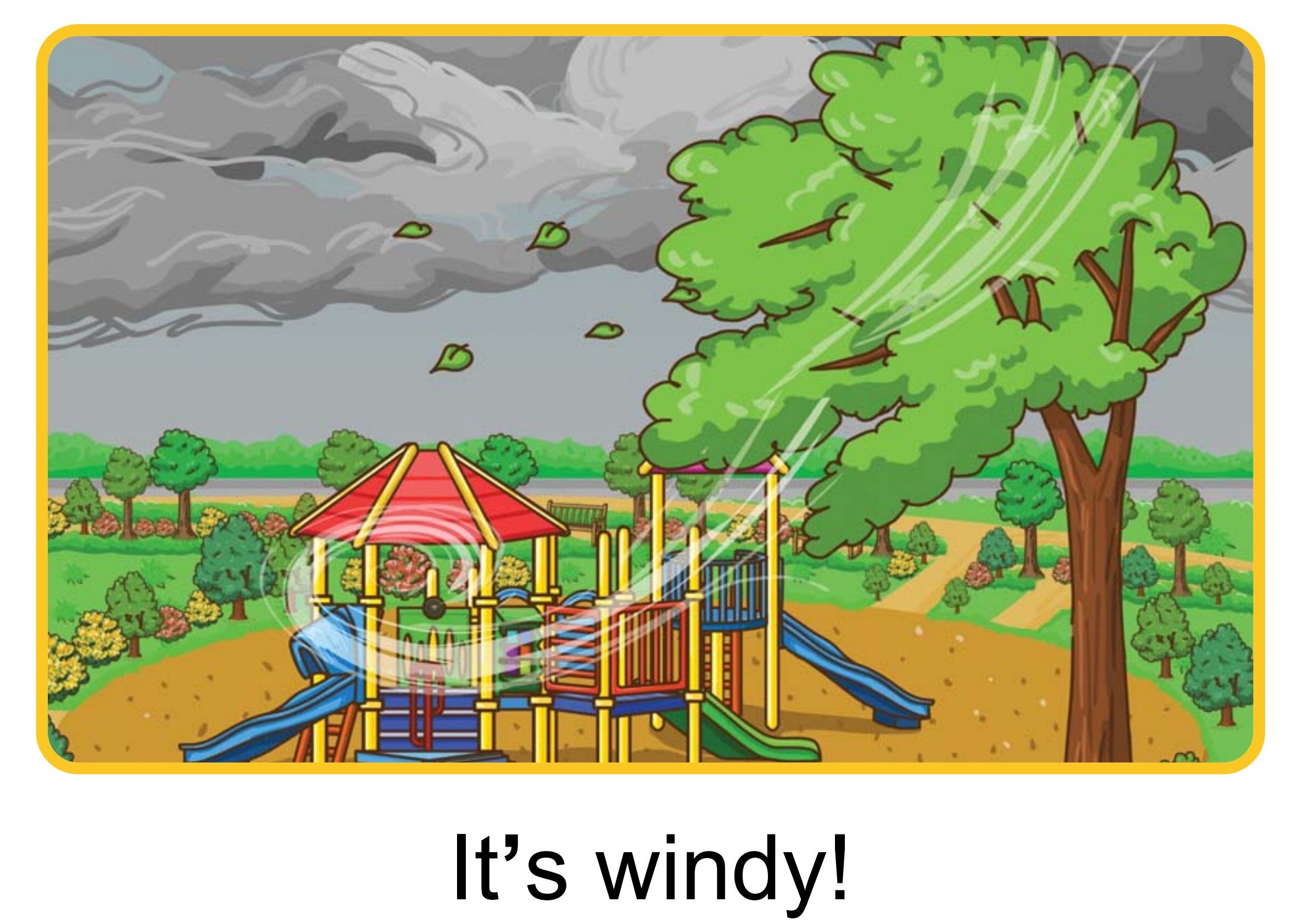 It's Snowy!绘本故事第5页