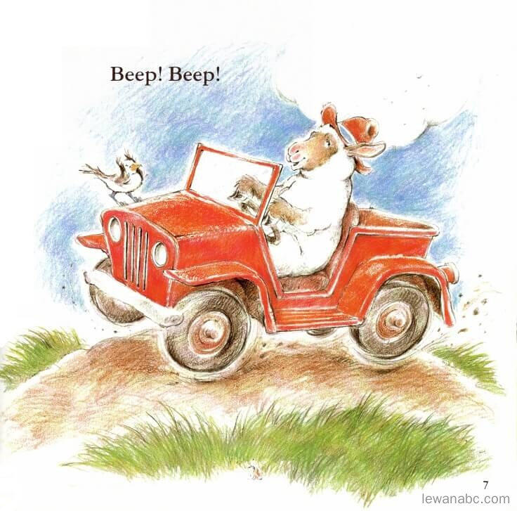 (14周)Sheep in a Jeep绘本故事第3页