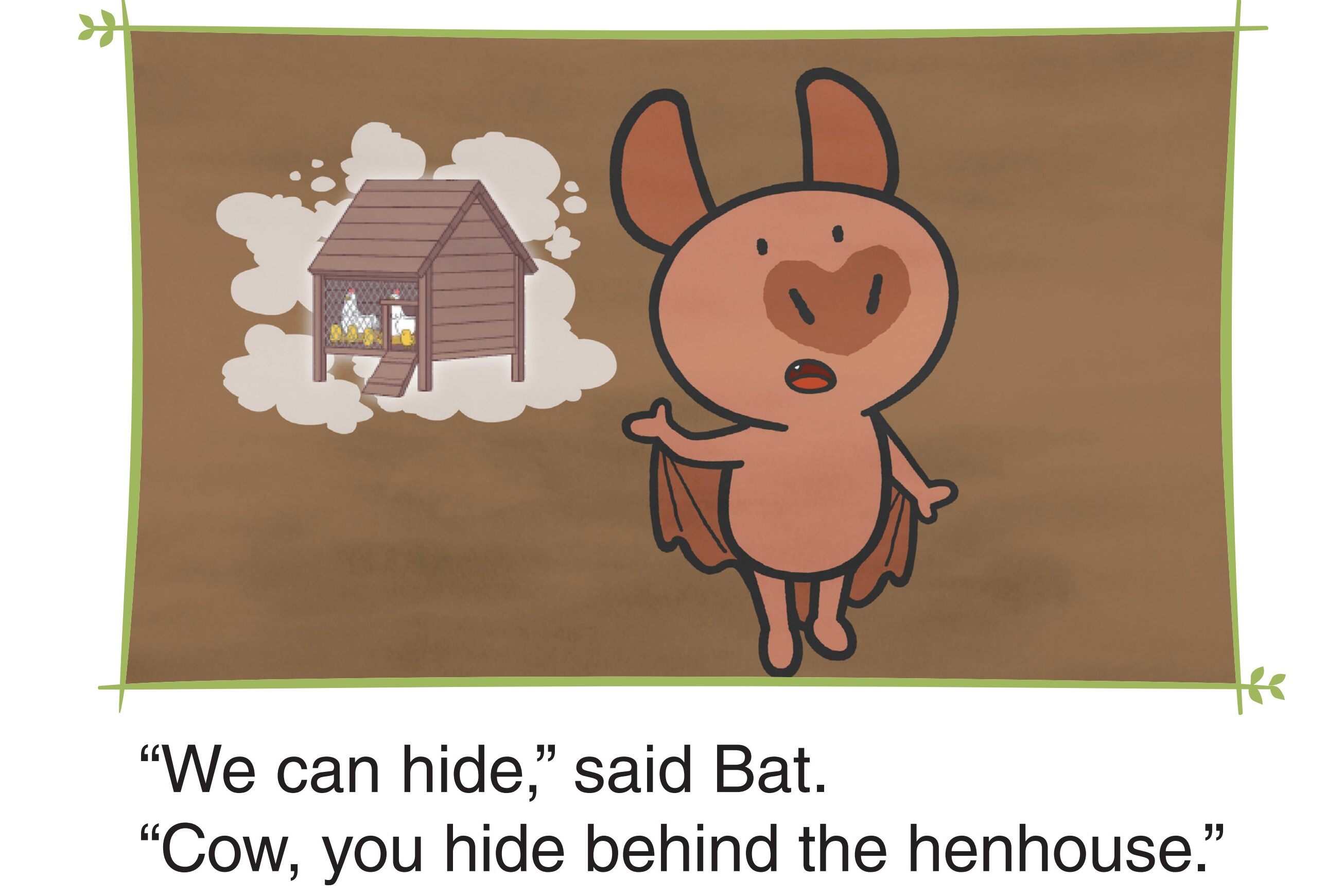 Bat Knows What to Do绘本故事第4页