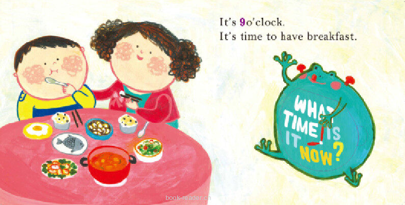 What time is it now绘本故事第4页