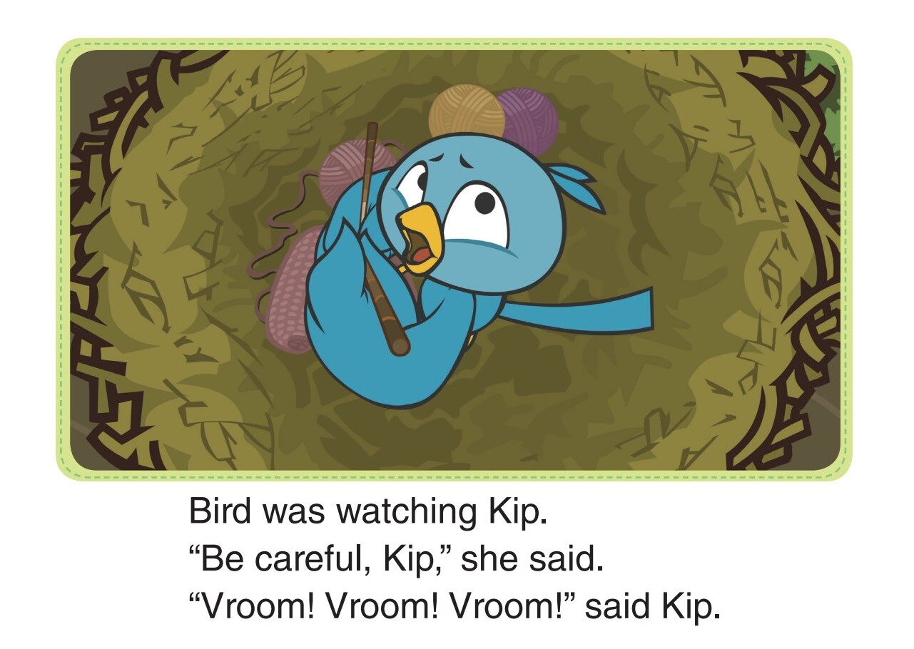 Kip, the Race Car Driver绘本故事第5页