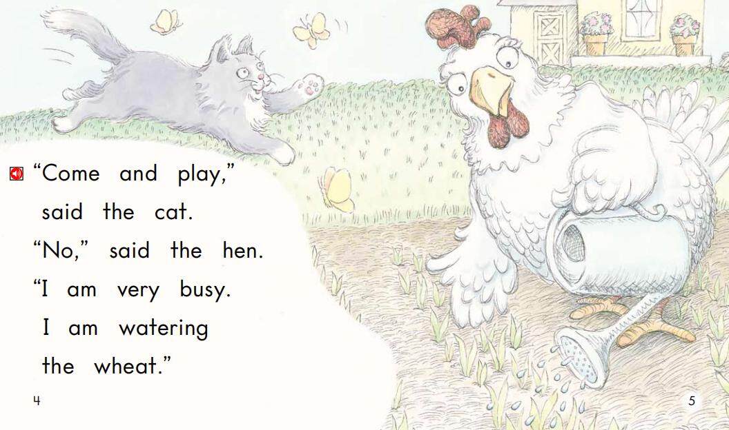 The very busy hen绘本故事第4页