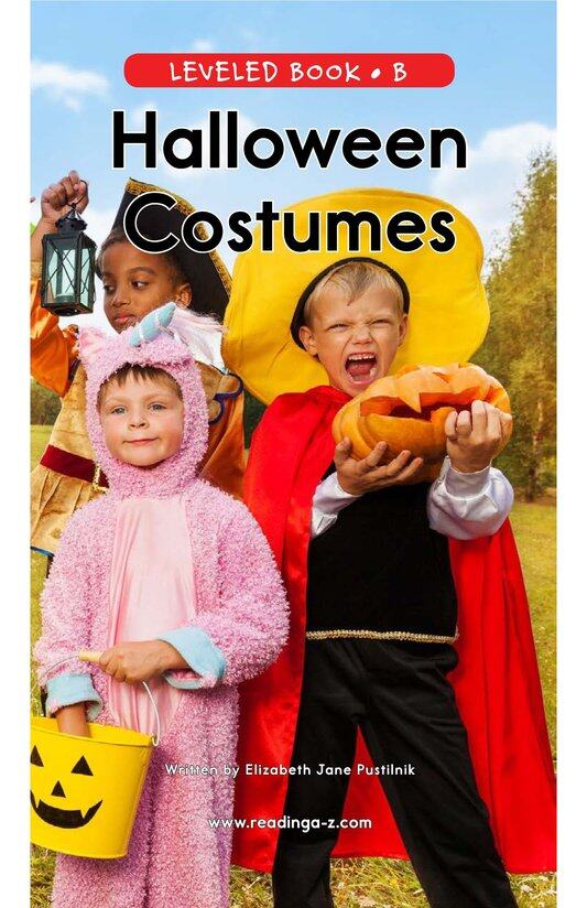 Halloween Costumes绘本故事第2页
