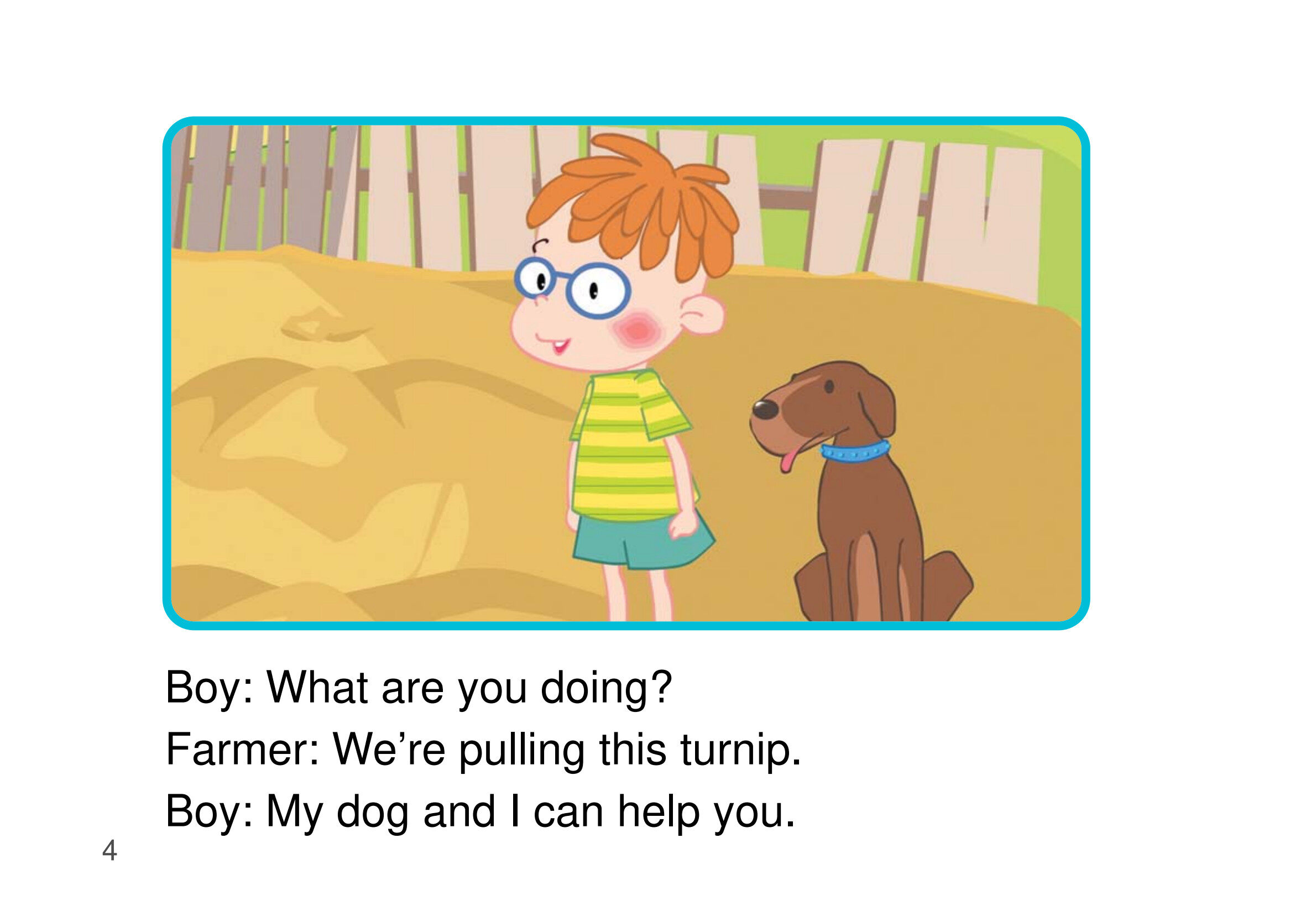 The Enormous Turnip绘本故事第5页