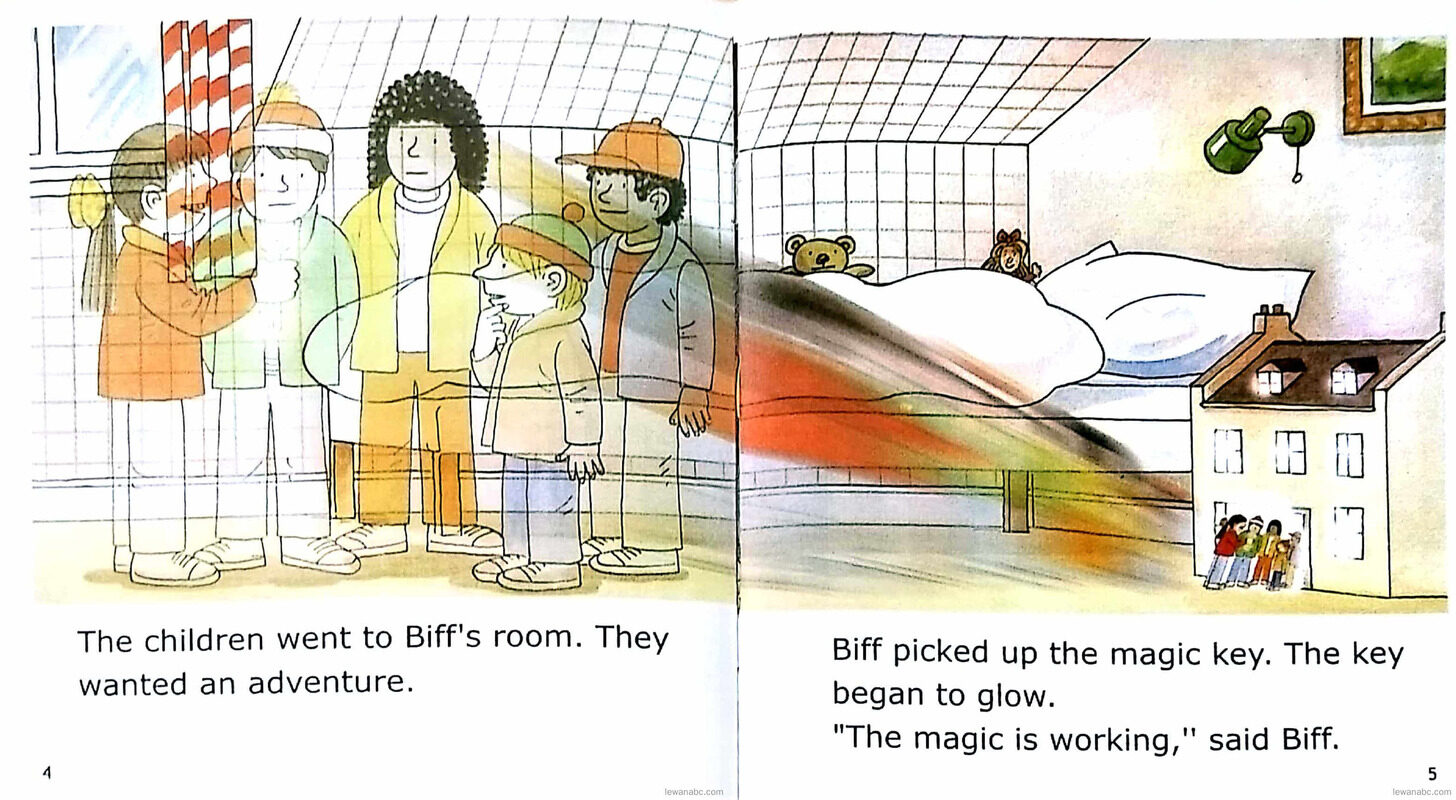 Village in the Snow绘本故事第5页