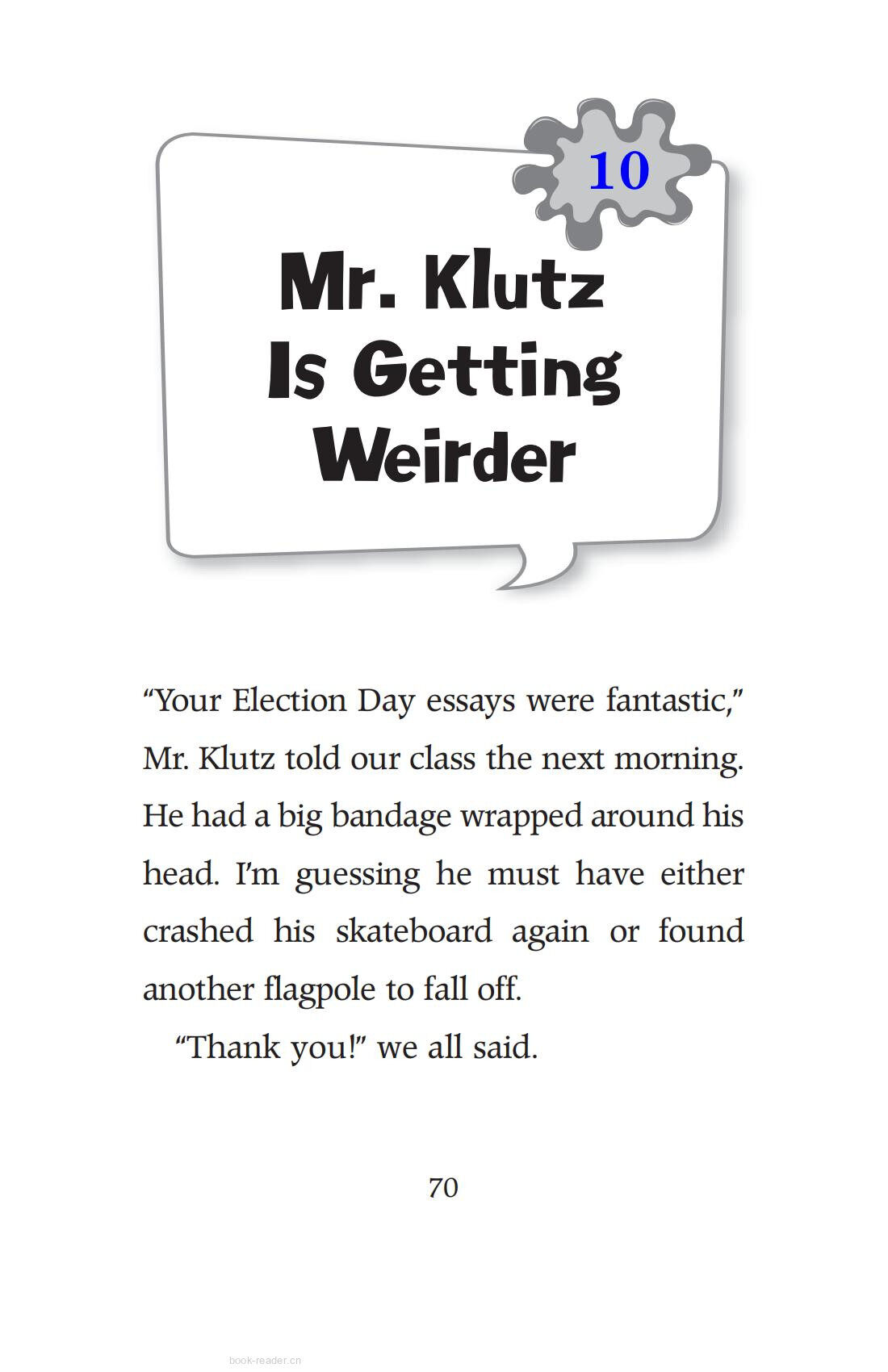 Chapter10 Mr. Klutz Is Getting Weirder绘本故事第2页