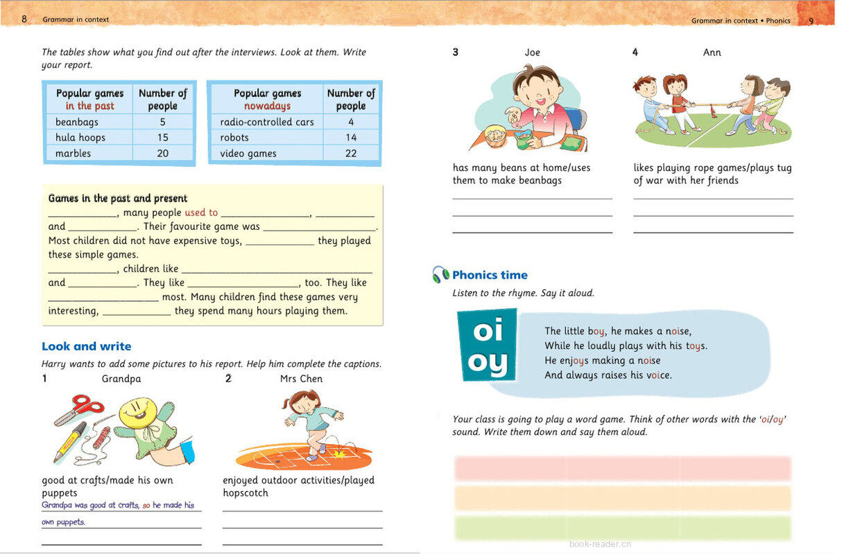 5B Unit 1 Games-past and present绘本故事第5页