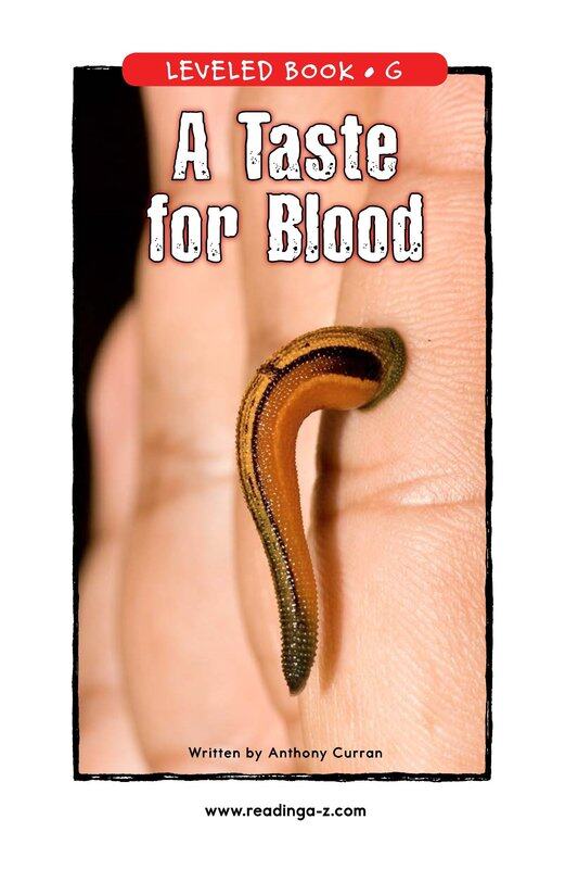 A Taste for Blood绘本故事第2页