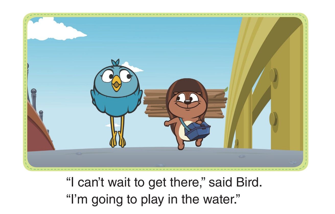 Going to the Beach绘本故事第4页