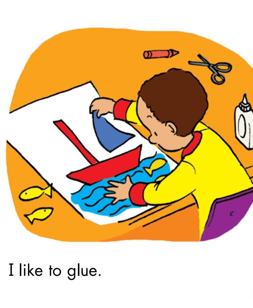 I Like School绘本故事第5页