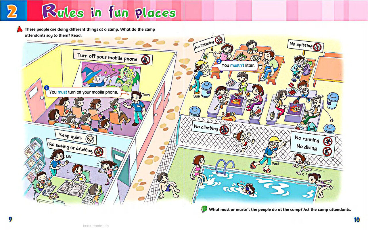 2 Rules in fun places绘本故事第3页