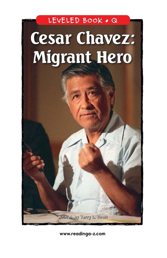 Cesar Chavez Migrant Hero绘本故事第2页