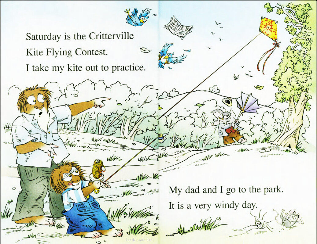 Just a kite绘本故事第5页