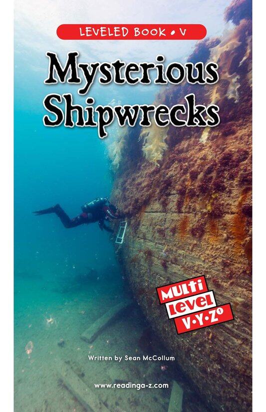 Mysterious Shipwrecks绘本故事第2页