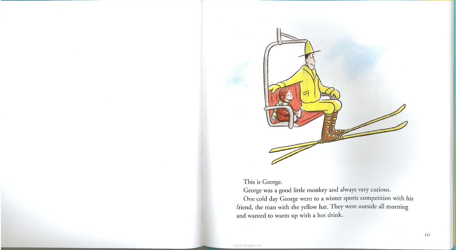 Curious George in the Snow绘本故事第3页