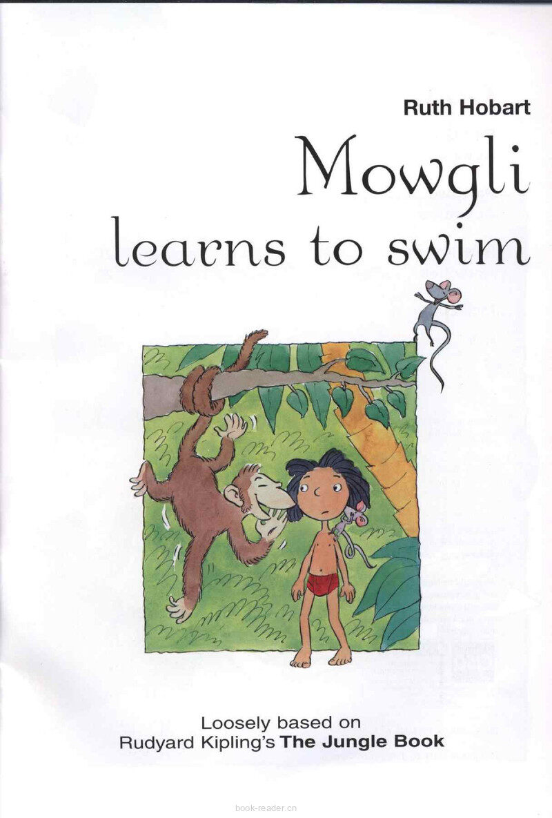 Mowgli learns to swim绘本故事第3页