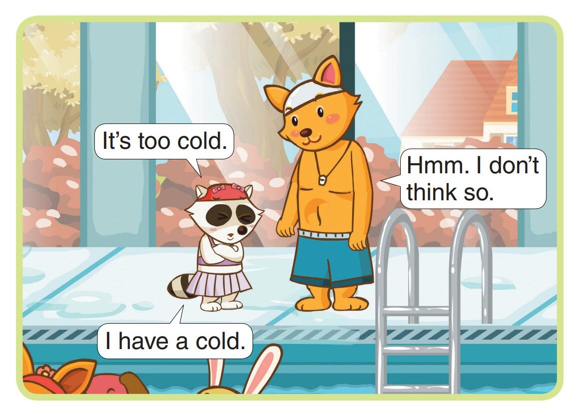 Rachel's First Swimming Lesson绘本故事第5页