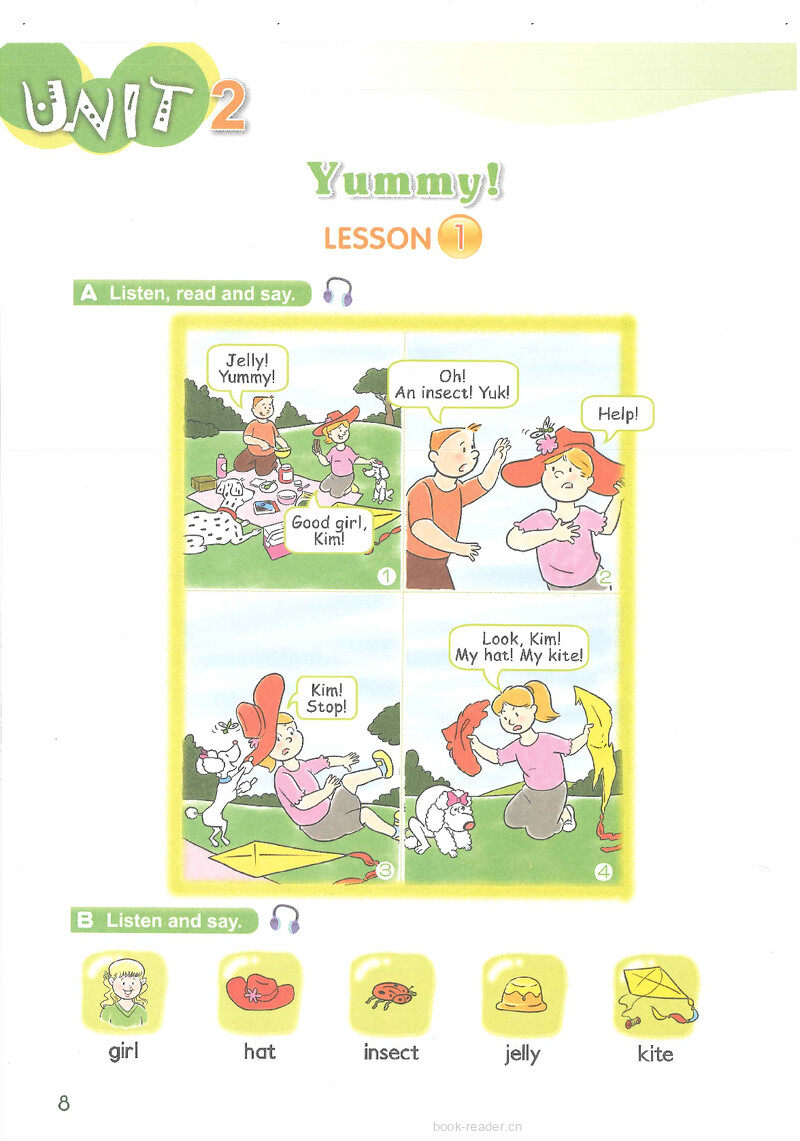 2 Yummy!绘本故事第2页