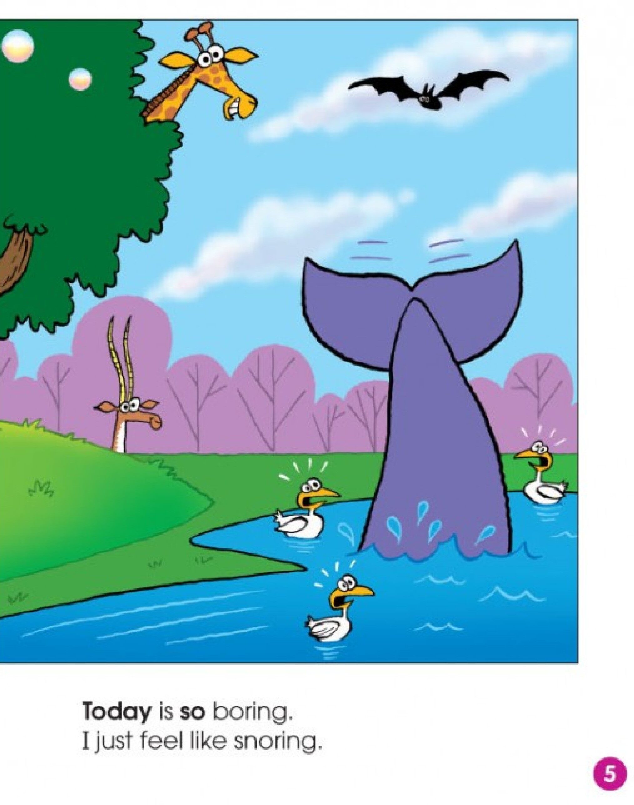 Today is So Boring!绘本故事第5页