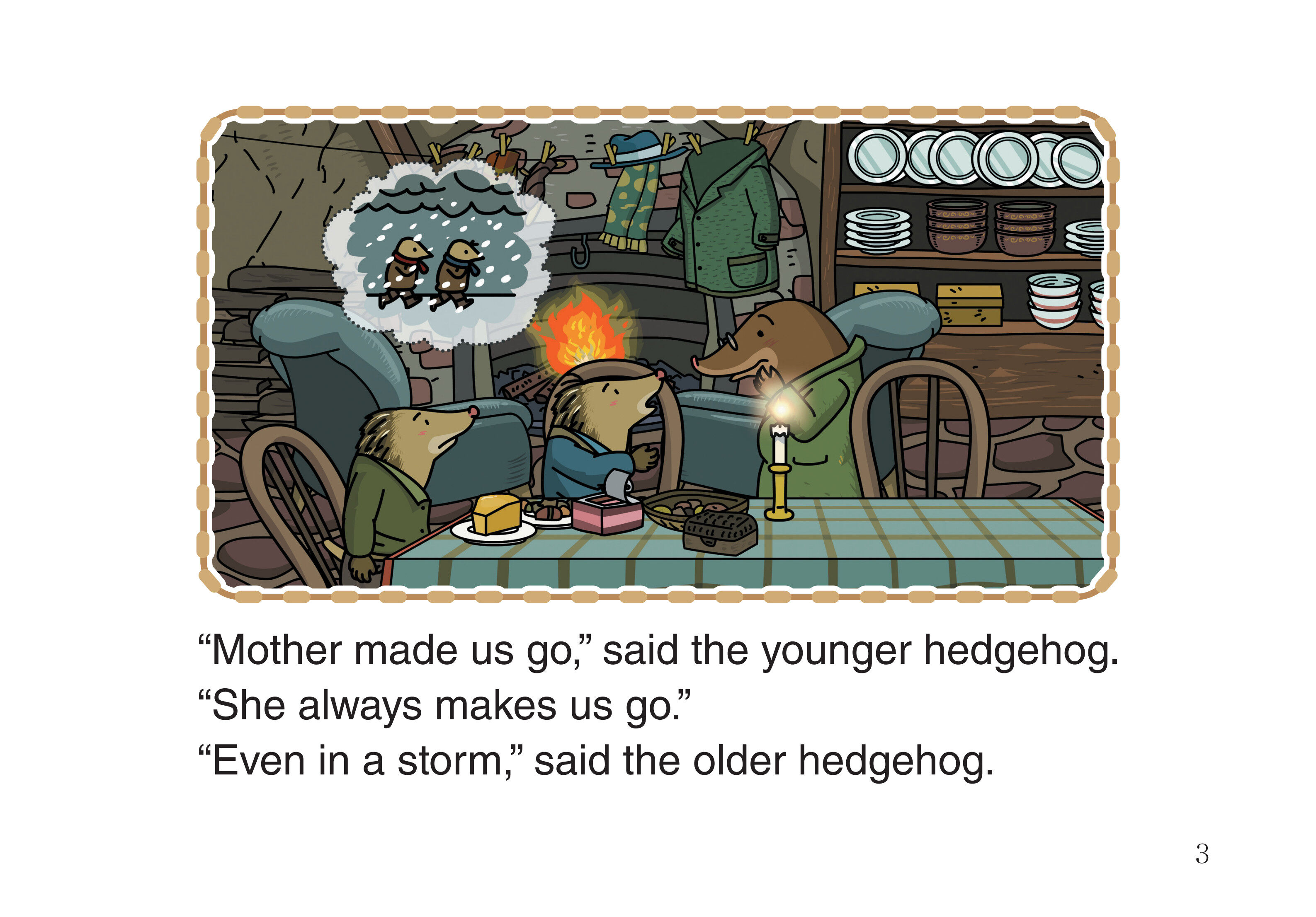 The Hedgehogs绘本故事第5页